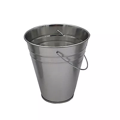 Mini Metal Bucket Rustic Table Centerpiece Large Galvanized Ice Bucket • $12.67