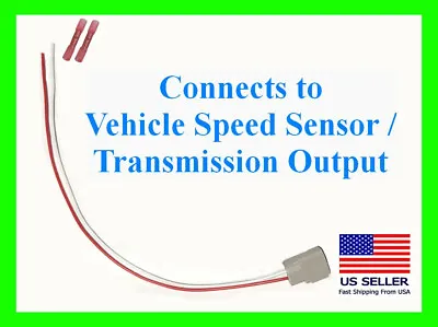 Vehicle Speed Transmission Output Sensor Harness Connector Pigtail Plug Wiring • $37.08