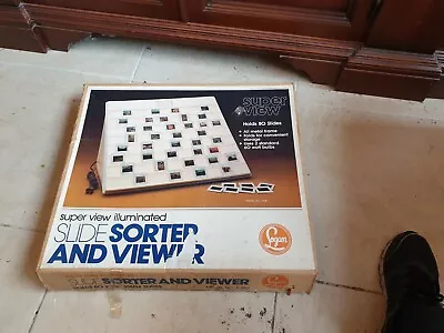 Vintage Logan Super View 35 Mm Slide Sorter And Viewer  In Working Condition • $59.99