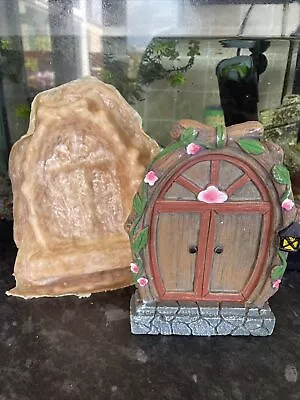 Quality Rubber Latex Mould Standing Fairy House Door  Garden Stone Casting • £8.50