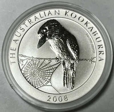 $45 • Buy AUSTRALIA - Kookaburra - One Dollar - 2008 - One Ounce .999 Silver