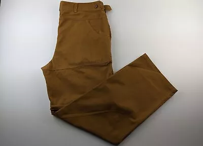 Rugged Outdoors Relaxed Convertible Workwear Pant Short Men 42 Brown (40.5 X 33) • $22.94