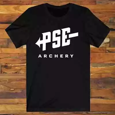 PSE Archery Logo Bows Hunting Hunter Men's Black T-Shirt Size S-5XL Best Gift • $19.99