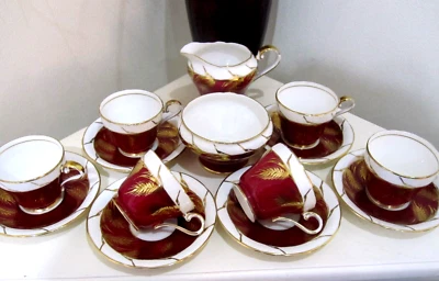 £35.99 • Buy RARE AYNSLEY  Vintage English Bone China 14 PIECE Coffee SET,UNUSED 1438