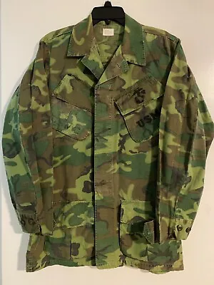 Vintage Vietnam Era USMC Camouflage Jungle Jacket Size Small-Long • $59