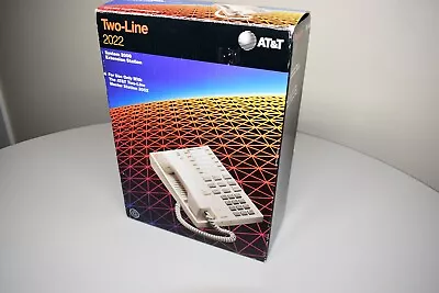 Vintage 1990 AT&T Two-Line Corded Office Telephone/Speakerphone -Model 2020 -NEW • $44.87
