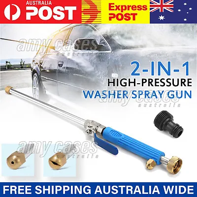 Hydro Jet High Pressure Power Washer Water Spray Gun Nozzle Wand Car Cleaner MEL • $14.72