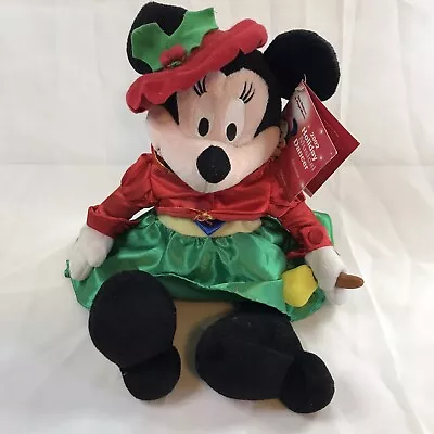 2002 Minnie Mouse Disney Exclusive Holiday Musical Christmas Plush Works C3 • $24.95