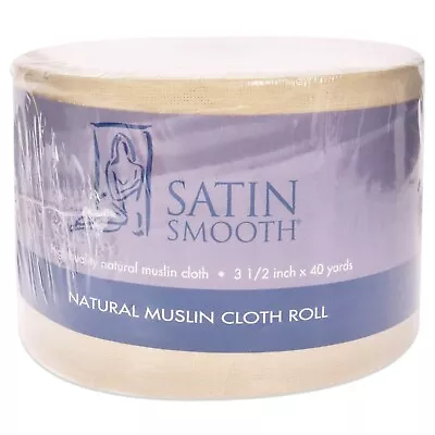 Natural Muslin Cloth Roll By Satin Smooth For Women - 1 Pc Roll • $23.29
