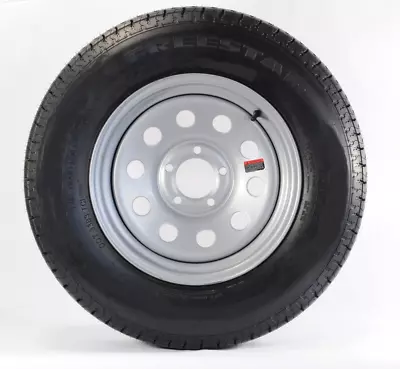 Mounted Trailer Tire On Rim ST175/80D13 175/80 13 LRC 5 Lug Silver Modular Wheel • $103.96