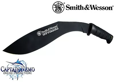 Smith & Wesson Outback Bush Hog Kukri Machete With Black Nylon Sheath Swbh • $109.95