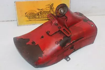 1936 1937 1938 Harley Knucklehead UL Rear Fender Tail Taillight License Bracket • $999.99