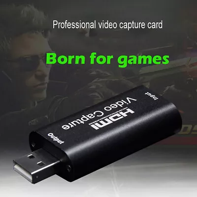 HDMI Video Capture Card 1080P For Games Live Ps4/xbox/switch OBS Recording&+ • £13.31