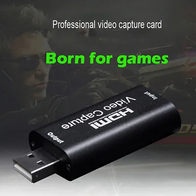 HDMI Video Capture Card 1080P For Games Live Ps4/xbox/switch OBS Recording Box) • £8.69