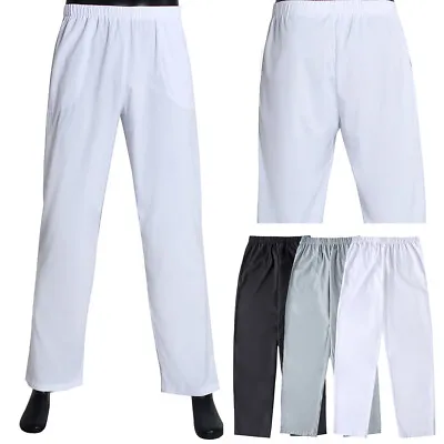 Men Arab Islamic Clothing Thobe Pants Serwal Pajamas Wear Shalwar Trousers • £9.92