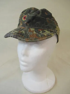 £5.14 • Buy Vintage German Army Cadet Cap Military Hat Camouflage Camo Baseball Flecktarn