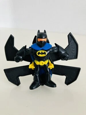 DC Comics Super Hero Friends Imaginext Batman Figure And Bat Cave Glider Toy • £5.99