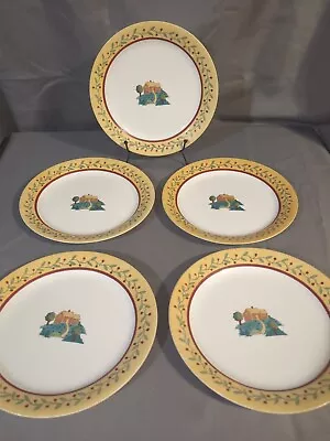 Corelle Corning Landscape Dinnerware Retired 98-99 Farmhouse Cabin Set Of 5 • $29.99