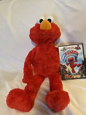 Hasbro Sesame Street Love To Hug Elmo Plush Spanish And English Laughs Sings • $18.99