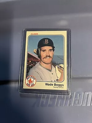 Wade Boggs Rookie Card 1983 Fleer • $6.49