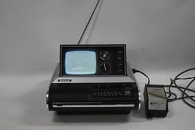 National TR-475U Transistor Portable CRT TV Television Vintage Retro RARE Japan • $499.95