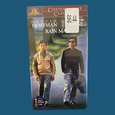 Rain Man VHS-  Dustin Hoffman-Tom Cruise. SEALED! New! Free Shipping! • $6.61