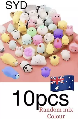 $13.50 • Buy 10pc Cute Mini Animal Squishies Kawaii Mochi Squeeze Toys Stretch Stress Autism