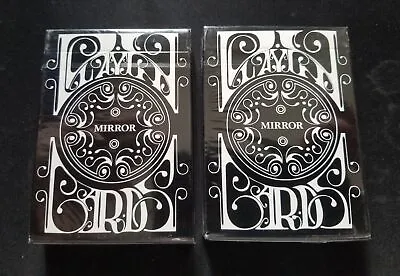 Smoke & Mirror (Mirror- Black) Standard Limited Edition Playing Cards By D & D! • $34.65