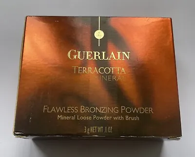 Guerlain Terracotta Mineral Loose Bronzing Powder 3g Dark 03 Box Dented/Marked • £18.95