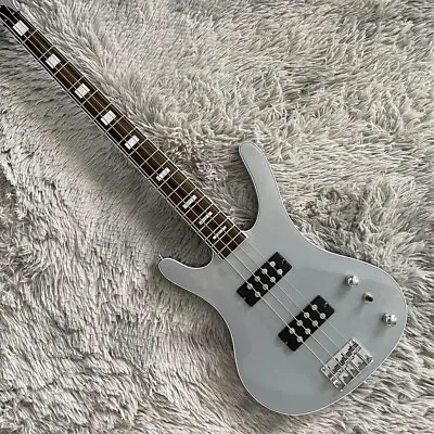 Factory Metallic MI5 4-String ART Electric Bass Guitar Basswood Body Maple Neck • $266.66