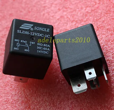 5pcs ORIGINAL SLDH-12VDC-1C NO:80A NC:60A 14VDC SONGLE Relay NEW Chip • $13.15