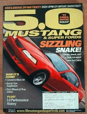 5.0 Mustang 2002 Nov - Speed-density To Mass-air • $8.95