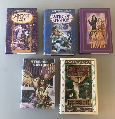 Mercedes Lackey Hardcover Lot Of 5 Winds Of Fate Winds Of Change BCE Good • $18