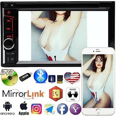 For Ford Crown Victoria 2DIN 6.2  Car Stereo Radio CD DVD Player USB Mirrorlink • $102.98