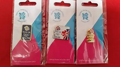 Olympics London 2012 Pin - 3 X Team GB Olympic Venue Collection Pin Badges £6.00 • £6