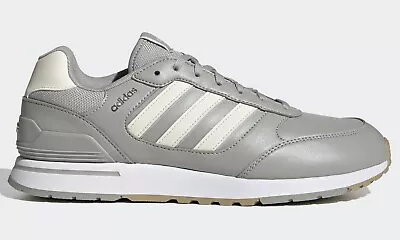 UK Size 8 - Adidas Originals Run 80s Trainers - Leather - Grey - Rare - Gz8249 • £60