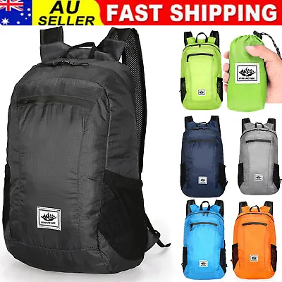 20L Lightweight Portable Foldable Backpack Waterproof Backpacks Folding Bag 2023 • $18.79