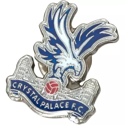 £4.69 • Buy Crystal Palace Badge Pin Gift Crest FC Club CPFC Football Stud Red Blue Hat Cap