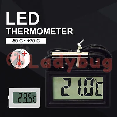 $3.95 • Buy LCD Digital Thermometer For Fridge/Freezer/Aquarium/FISH TANK Temperature AU
