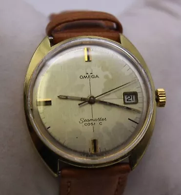 Omega Seamaster Cosmic Date Automatic Mens Vintage Wrist Watch Original RUNS • $399.99