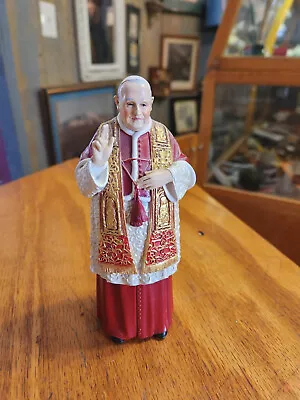 6  Composite Vintage Vatican Souvenir Pope John Paul II Figurine • $6.95