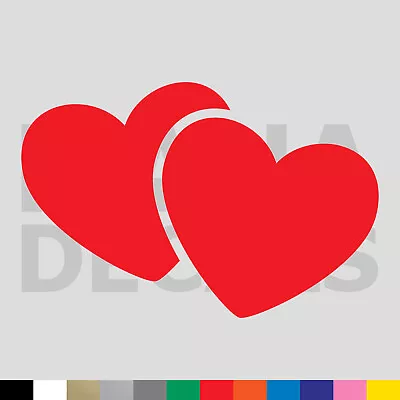 Hearts Vinyl Die Cut Decal Sticker - Love • $2.49