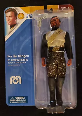 KOR THE KLINGON 8  MEGO STAR TREK Original TV Series Action Figure John Colicos • $18.99