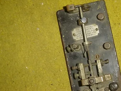 1906 VIBROPLEX ORIGINAL #2749 With5 Line Plate Norcross Georgia TELEGRAPH KEY • $2100