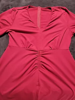 Zaful Wine Red Dress NWT XL Size 10 • $14.99