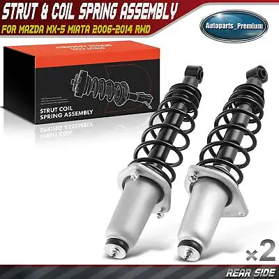 2x Rear Complete Strut & Coil Spring Assembly For Mazda MX-5 Miata 06-14 L4 2.0L • $173.99