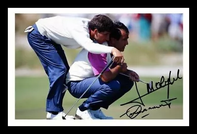 £19.99 • Buy Jose Maria Olazabal & Seve Ballesteros Autograph Signed Framed Photo