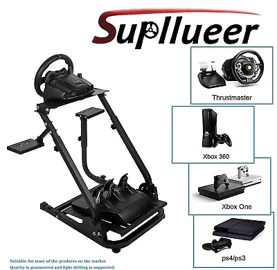 Supllueer Racing Wheel Stand Frame Foldable Fit For Logitech G920 G29 G923 • £79.99