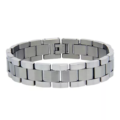 Men Women 16MM Stainless Surgical Steel Satin Finished Watch Bracelet 8.25  • $49.99