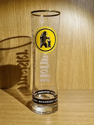 Hofmeister Tall Gold Rim Oversized Half Pint Glass • £3.50